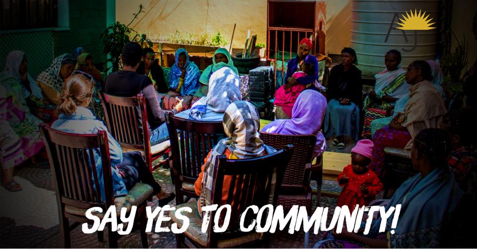 Encouraging them through self-help groups!