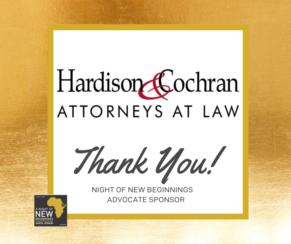 Big thank you to Hardison & Cochran, Attorneys at Law!