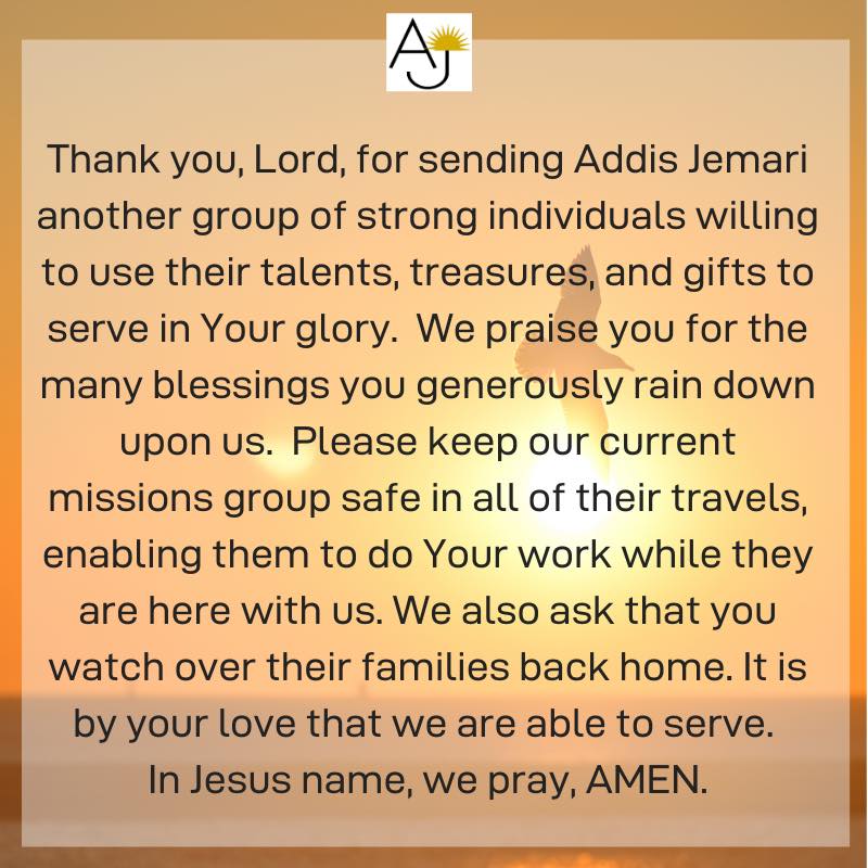 We ask for your prayer!